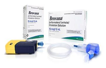 (Brovana) 1 inhalation (12 mcg) twice daily 1 inhalation (50 mcg) twice daily Aerolizer inhaler