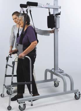 effective results with gait therapy reduce the risk of back injury to staff, and risk of falls to patients offer therapy to patients previously not eligible for gait therapy due to the severity or