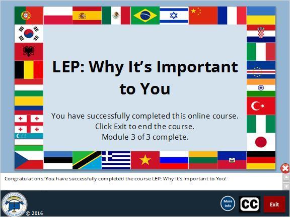 LEP: Why It s Important to You!