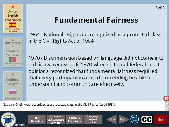 However, discrimination based on language did not come into public awareness until 1970 when state and federal