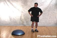 Hold the landing and repeat. LUNGE - SIDE W/ BOSU BALL Reps : 10+ Sets : 2 Intensity : this exercise, this engages the nervous system.