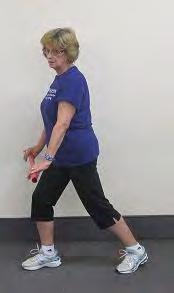Lunge & Drive: Power Lunge & Supination: Combo Lunge position: front knee bent
