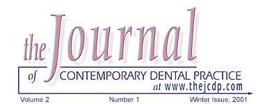 Volume 2 Number 1 Winter Issue, 2001 Evaluation of a Digital Measurement Tool to Estimate Working Length in Endodontics Abstract The purpose of the study was to compare the segmental measurement tool