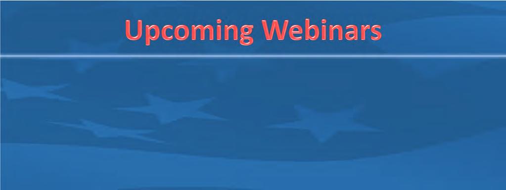 Policy and Advocacy Webinars MRM: What to Expect Winter is Cold,