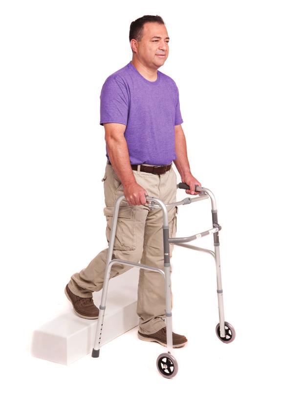 Later, you may move from a walker to crutches or a cane (see page 13).