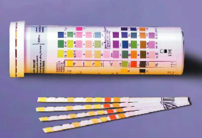 Case Study 3: Urine test strip A paper strip, impregnated with test reagents, intended to be used either manually or in combination