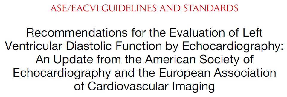 Latest guidelines (J Am Soc