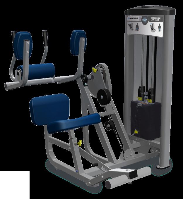 Abdominal/low back S8ABLB The Abdominal/Low Back machine provides the necessary workouts for the core muscle group in one machine.