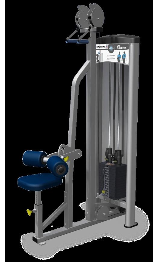 Lat pulldown S8Latp The Lat Pulldown accommodates user-defined movement paths and independent motion