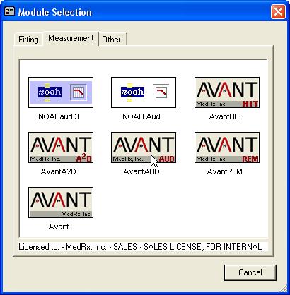 The AVANT Audiometer Software General Overview The AVANT Audiometer software can run stand-alone or from NOAH System or the TIMS NOAH- Compatible Office System.