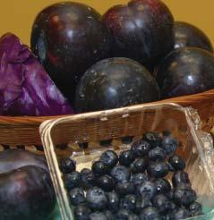 pressure certain types of cancer (for example, tomatoes for prostate cancer) Red grapes, dark raisins, plums,
