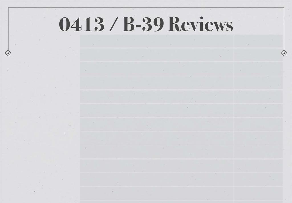 0413 / B-39 Reviews Review Type Number PBI 1566 WBI 1572 Patients