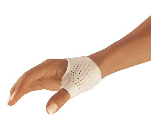 - Reference Size L Color GB-1127701 1 Up to 14 cm Blue GB-1127702 2 Over 14 cm Blue : L = Beginning of palm to end of finger SellaFix K Thumbstall Short version in the carpal joint area for free