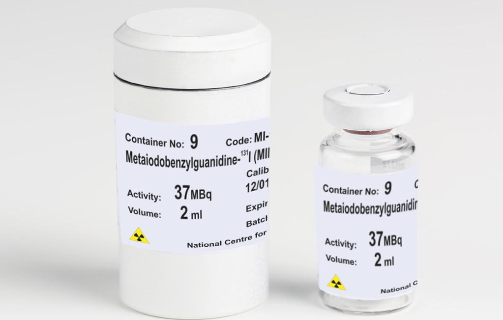 MIBG- 131 I Meta-Iodobenzylguanidine- 131 I for diagnostic use, solution for injection Iobenguani ( 131 I) solutio iniectabilis ad usum diagnosticum code: MI-10D Meta-Iodo[ 131 I]benzylguanidine