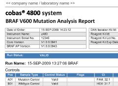 BRAF test Identifies patients with BRAF V600E mutations Detects patients missed by