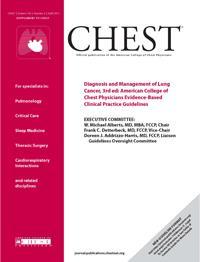 Diagnosis and Management of Lung Cancer, 3rd edition: American College of Chest