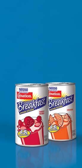 Carnation Instant Breakfast Juice Drink Great-tasting, nutritionally complete juice drink FEATURES AT-A-GLANCE Kcal/mL 1.