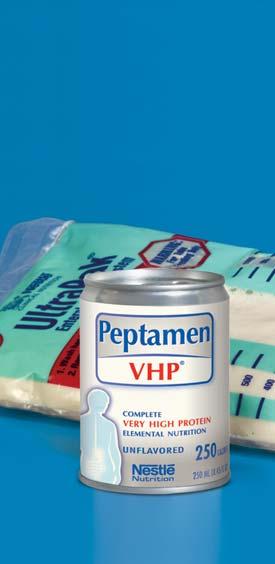 Peptamen VHP Complete Very High Protein Elemental Nutrition Ready-to-use elemental diet with 25% protein 68 FEATURES AT-A-GLANCE Kcal/mL 1.