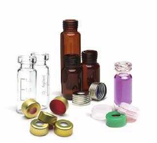 Agilent supplies ensure a lifetime of peak performance They may be small, but Agilent Certified Vials, Caps and Septa can have a big impact on your results Agilent optimizes the design of our vials
