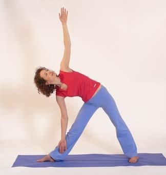 PREPARATION The triangle is generally quite demanding physically and must be introduced following adequate body preparation. EXTENDED LATERAL TRIANGLE Stand in tadasana.