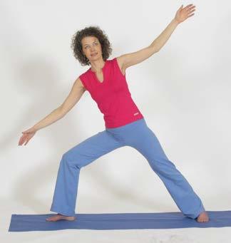 To come out of the posture, reverse this sequence as follows: Look forwards, bend your right knee and on an inhalation slowly raise your torso upwards, contracting your pelvic floor and lower