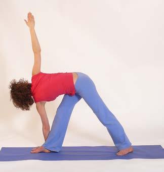 ASANAS BOOK 5 PARIVRITTA TRIKONASANA THE ROTATED TRIANGLE CONTRA-INDICATIONS The strong stimulation to the lower three chakras makes this posture contraindicated during menstruation, pregnancy and