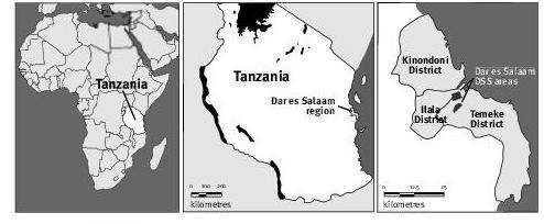 2 METHODS 2.1 CONTEXT AND POPULATION 2.1.1 Setting All studies were carried out in Dar es Salaam, Tanzania.