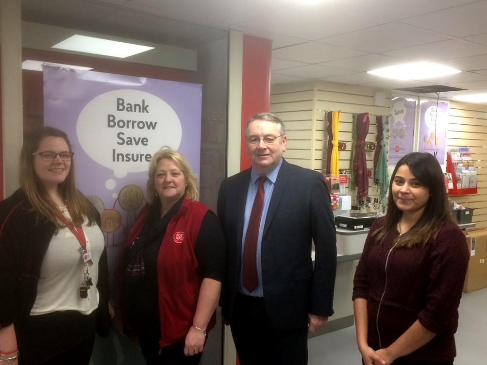 New Post Office for Monkseaton Campaigning for better buses I was pleased to go along to the new Post Office in