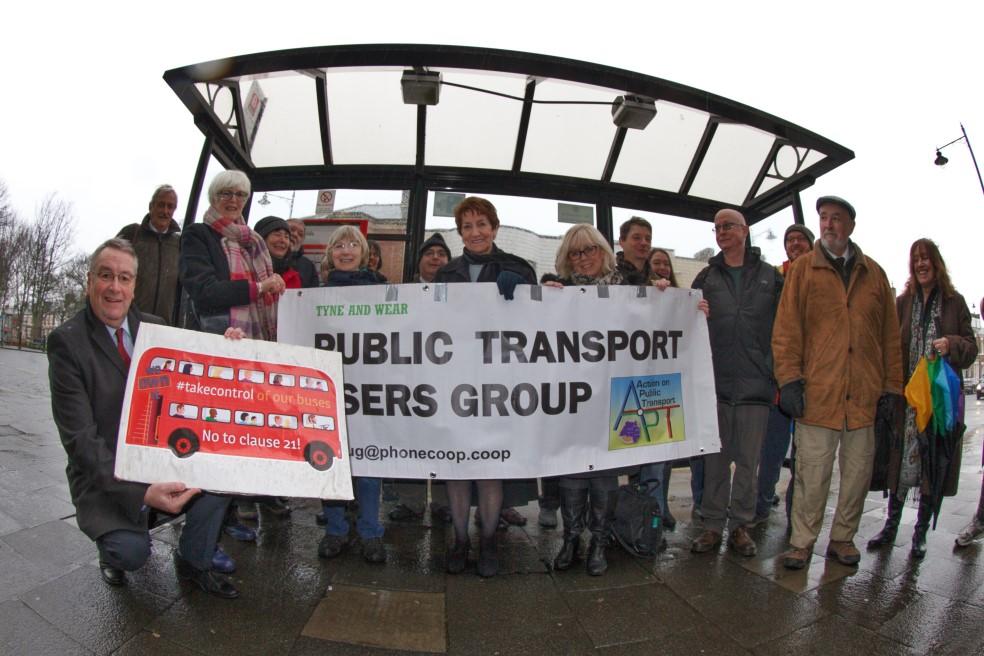 uk I joined campaigners from the Tyne and Wear Public Transport Users Group to lobby against Clause 21 of the Bus