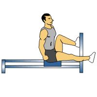 3. Press your leg to full extension and repeat for the desired repetitions. Repeat with the other leg. 1-Leg Horizontal Leg Press 1-Leg Horizontal Leg Press 1.