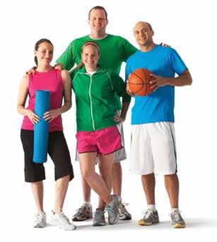Soccer Dodgeball Water Aerobics Basketball Swim Lessons Swim Adult Fitness (i.e. group exercise, diabetes prevention, senior programs, etc.