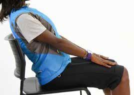 8A) Seated Forward Curl (stomach muscles) Equipment: Chair Step 1: Sit towards the middle or front of a chair and lean back so you are in a halfreclining position (do not touch the back of the