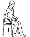 Chair exercises 1. Heel and Toes Taps Rise up onto your toes and then your heels. Repeat x. 2.