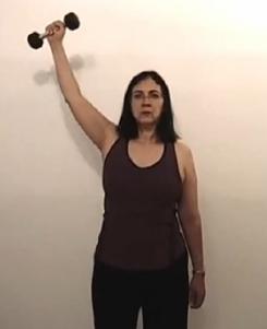 Light weights can be introduced as recovery progresses. LATERAL SHOULDER RAISE 1.