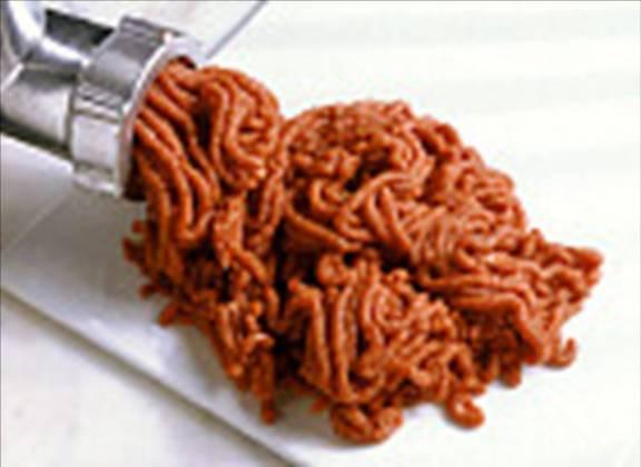 Cost reduction in minced meat with fibre/hydrocolloid blends Recipe for minced meat Ingredients Ground beef meat TVP Water Fibre/hydrocolloid blends