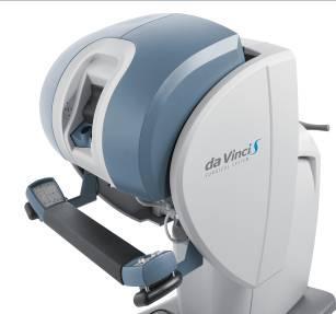 The Da Vinci Surgical System comprises three components: a surgeon s console, a patient-side robotic cart with 4 arms manipulated by the surgeon (one to control the camera and three to manipulate