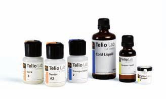 Telio Lab is a resin material that has been developed for the fabrication of long-term temporaries in the cold technique.