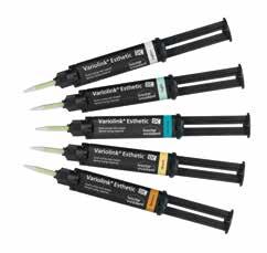 DELIVERY FORMS Variolink Esthetic LC System Kit (only light-curing) 3 syringes Variolink Esthetic LC, 2 g (light, neutral, warm) 3 syringes Variolink Esthetic Try-In Paste, 1.
