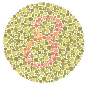 Those with normal color vision should read the number 8.