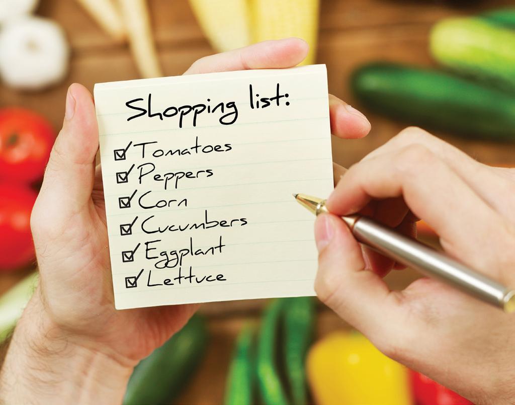 Healthy on a Budget Plan your meals, make a list and don t shop hungry Know what you re going to the store for and stick to those items!