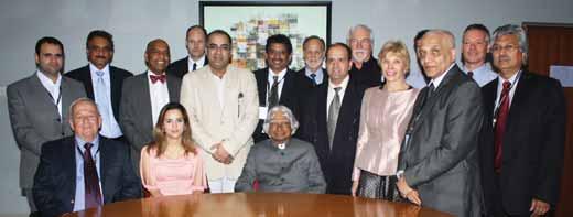 Dr Kalam with invited faculty Dr APJ Abdul Kalam delivered the First Bijayananda Patnaik Memorial Lecture on the 15 th.