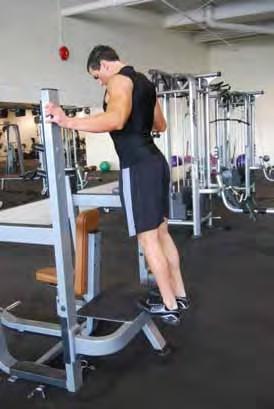 Standing Calf Raise Standing with your feet approximately shoulder width