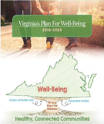 Big Picture Virginia Department of Health 35 Health Districts Virginia s Plan for Well-Being