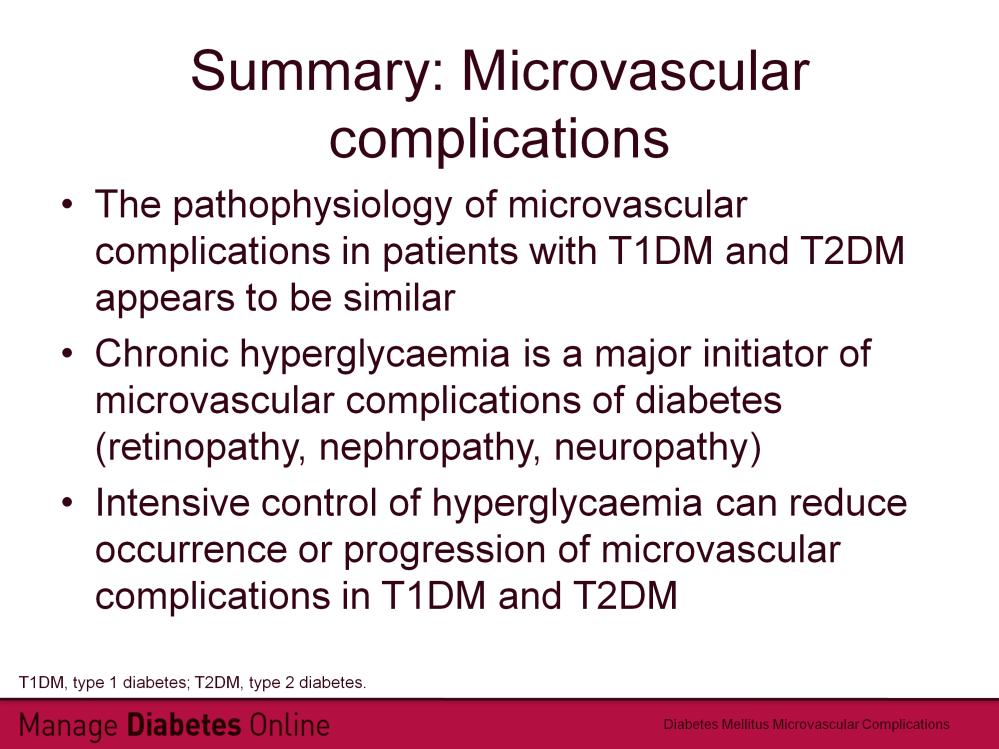 Microvascular complications are very prevalent in patients with diabetes mellitus and there are several known mechanisms related to the appearance of such events.