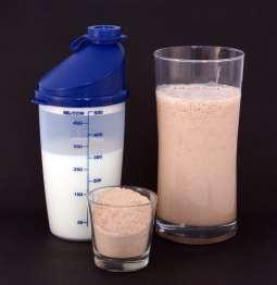 2. Many people who are interested in increasing their muscle size take protein supplements. These are often in the form of shakes they are taken in addition to a normal diet.