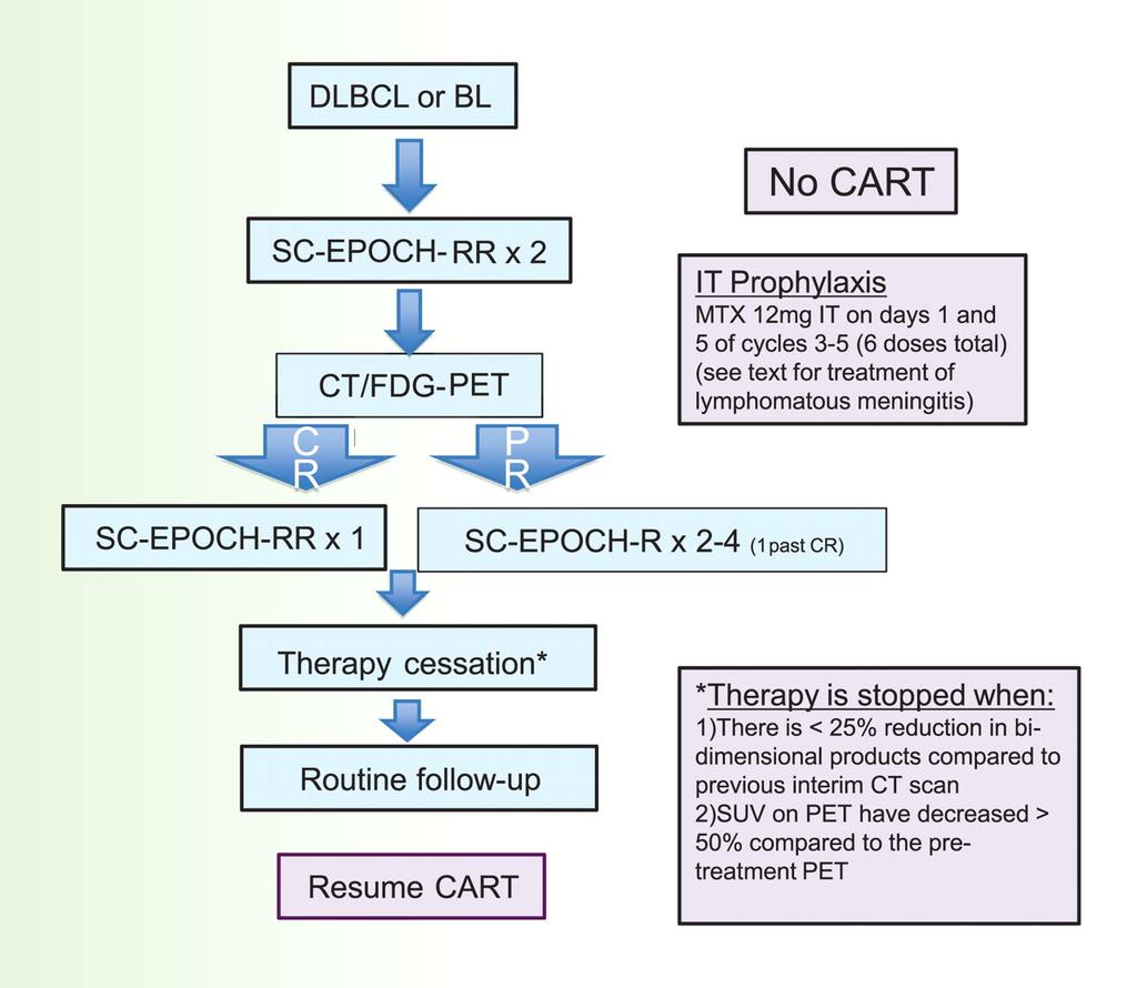 SC-EPOCH-RR treatment paradigm To determine how many cycles of SC-EPOCH-RR are needed Kieron