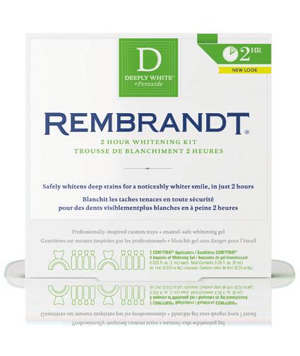 REMBRANDT Kit REMBRANDT DEEPLY WHITE 2 Hour Whitening Kit 5879 REMBRANDT Whitening Kit 1 ct