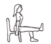 Do one arm at a time if needed. Position Three Position Four Bring arms apart, breathe out as you bend forwards and down. Stretch your hands down to the sides of your feet.