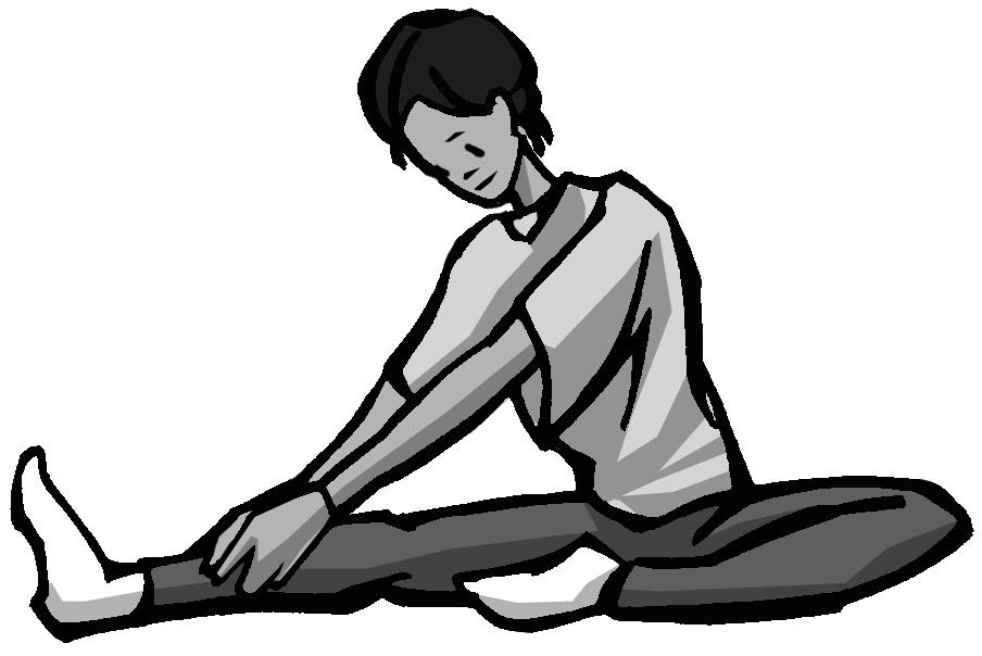 PDF D(7-9)6 page 5 Warrior II - Virabhadrasana II This pose strengthens legs and arms as well as improves balance and concentration. Begin in Mountain pose with feet together and hands at side.