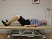 Single hip rotation using your prosthesis Keeping one leg still, allow the opposite knee to drift out to the